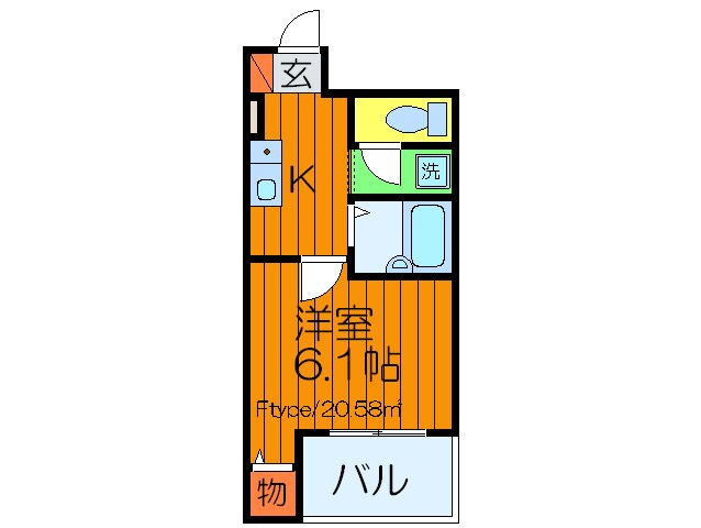 Ｍプラザ香里弐番館の物件間取画像