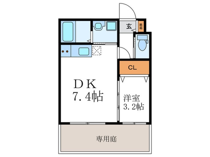 マレッタ京都天神川の物件間取画像
