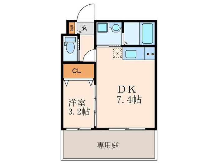 マレッタ京都天神川の物件間取画像