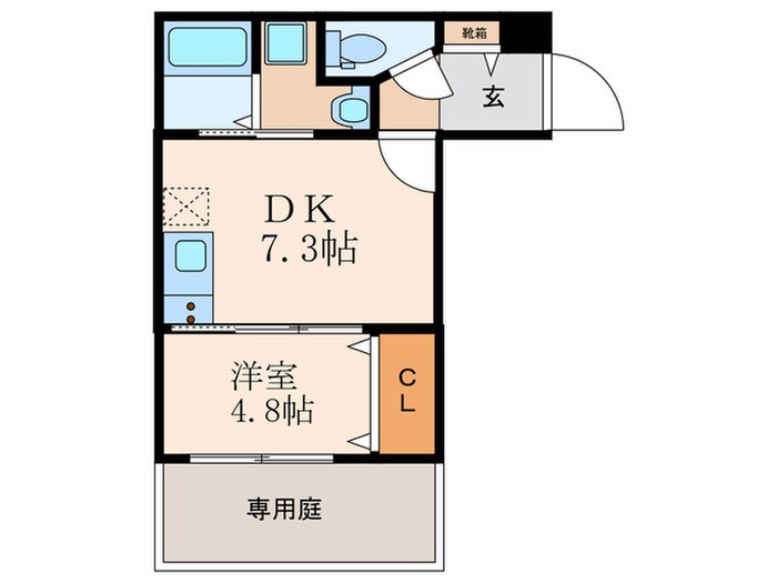 マレッタ京都天神川の物件間取画像