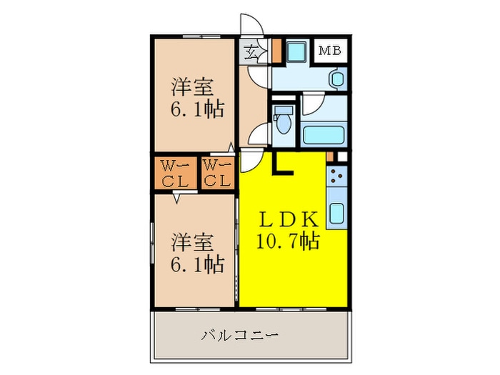 プログレッセ新大阪の物件間取画像