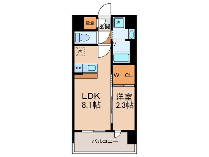 セレニテ十三ミラクの物件間取画像