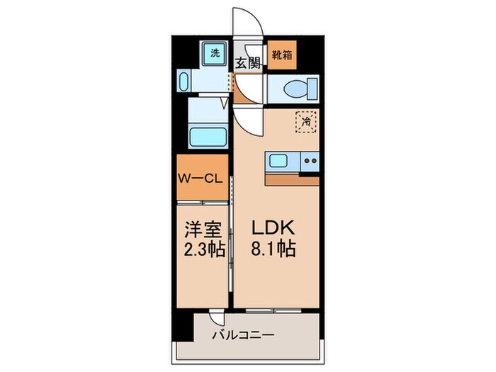 セレニテ十三ミラクの物件間取画像