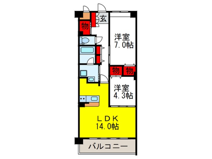 COSMIONの物件間取画像