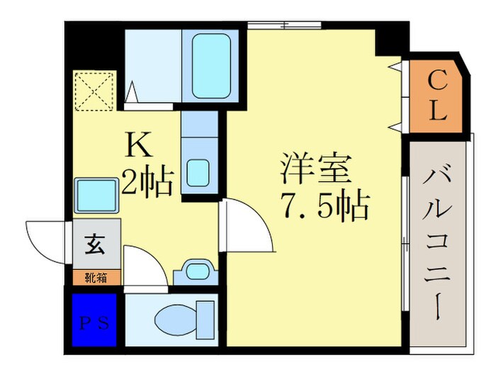 e.ze.御所南の物件間取画像