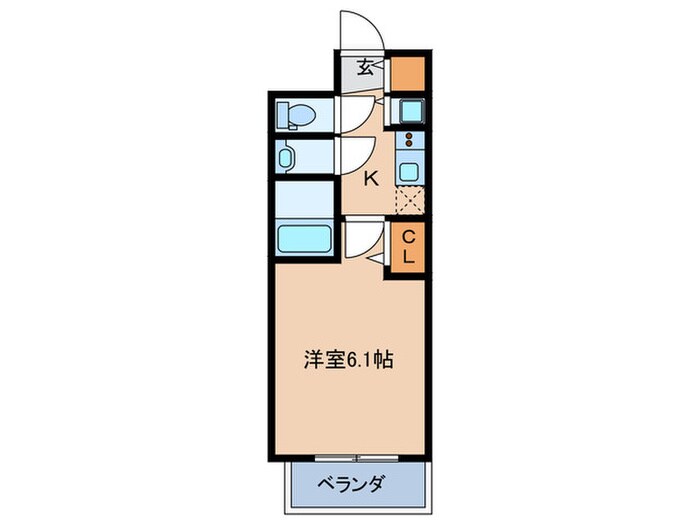 プレサンス扇町駅前（1302）の物件間取画像