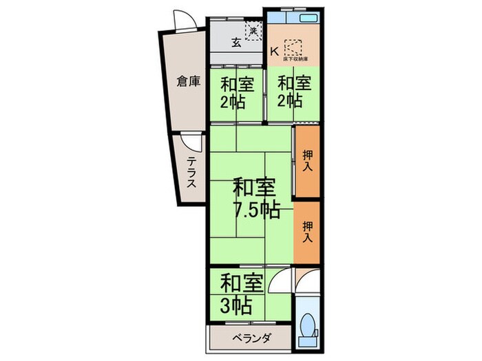 物件間取画像