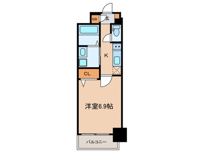 エストゥルース京都(902)の物件間取画像