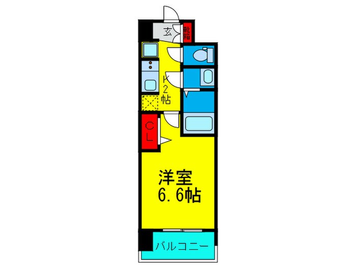 ｱﾄﾞﾊﾞﾝｽ大阪ﾌﾞﾘｱﾝﾄ(603)の物件間取画像