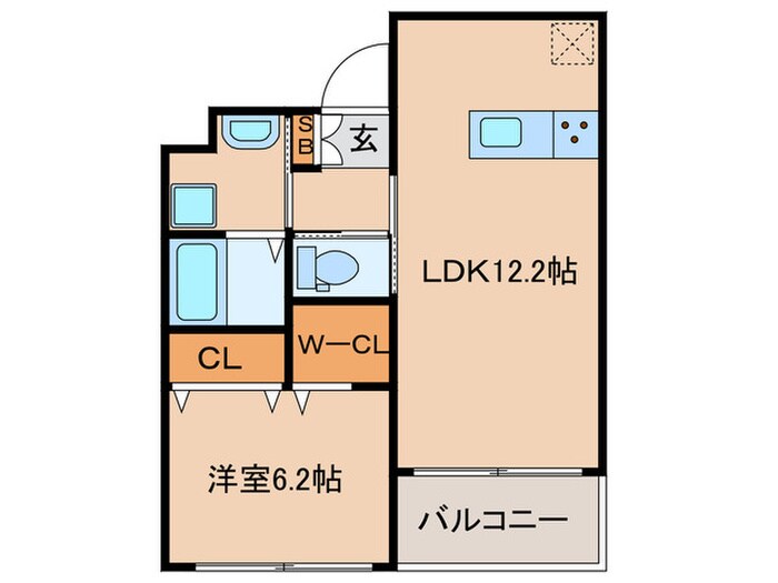 ロータス京都西大路の物件間取画像