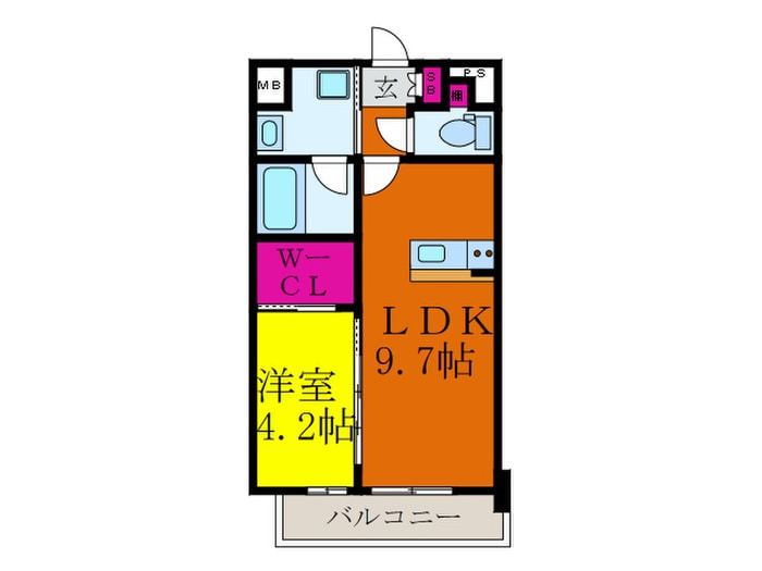 レシオ千里丘の物件間取画像