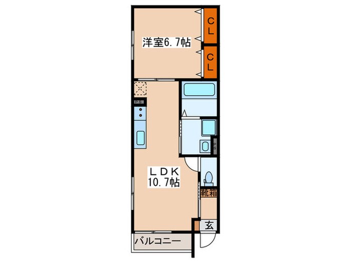 ブランシュの物件間取画像