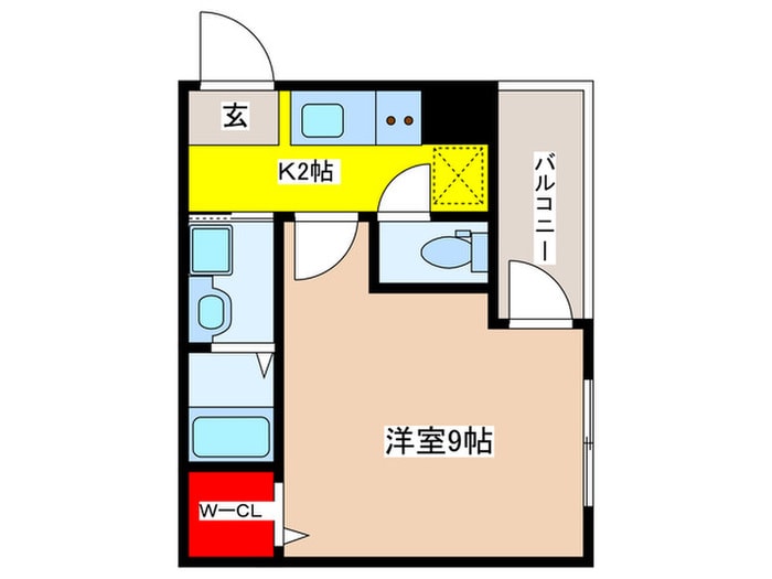 フジパレス八戸ノ里Ⅱ番館の物件間取画像