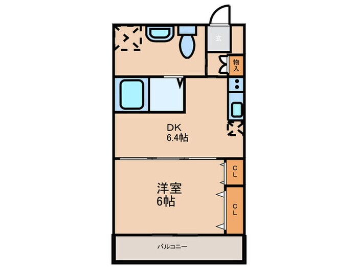 ぽぷら枚方公園の物件間取画像
