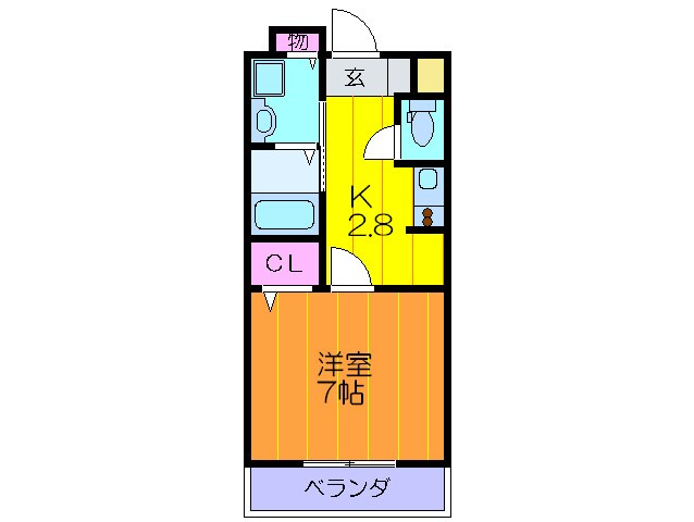サンフォルムⅢの物件間取画像