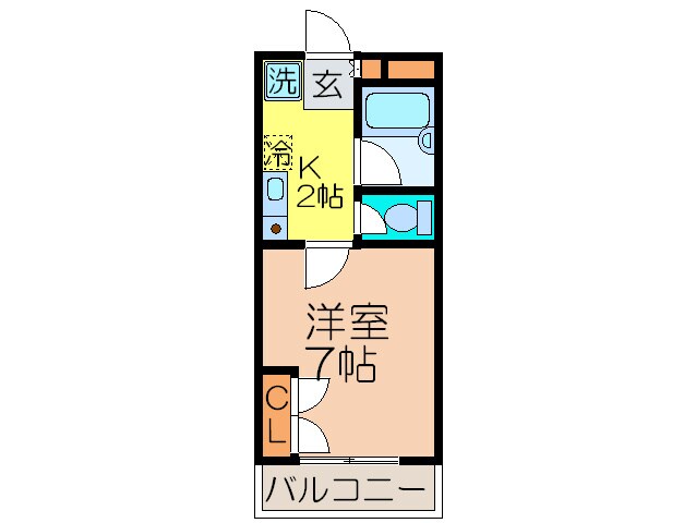 双葉6番館の物件間取画像