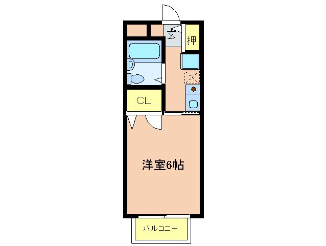 中山手ガ－デンパレスＢ棟の物件間取画像