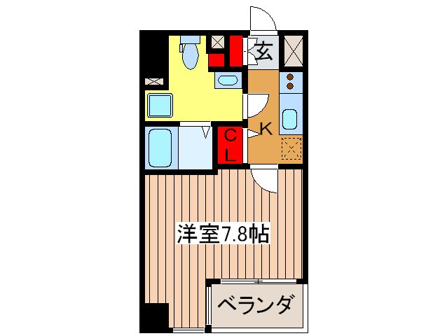 レジディア江戸堀の物件間取画像