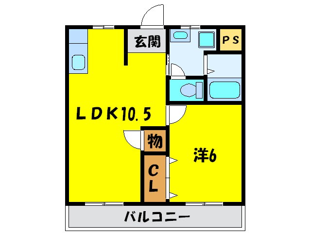 カトレアハイツの物件間取画像