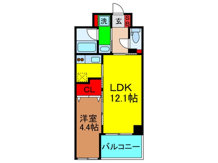 コンソラーレの物件間取画像