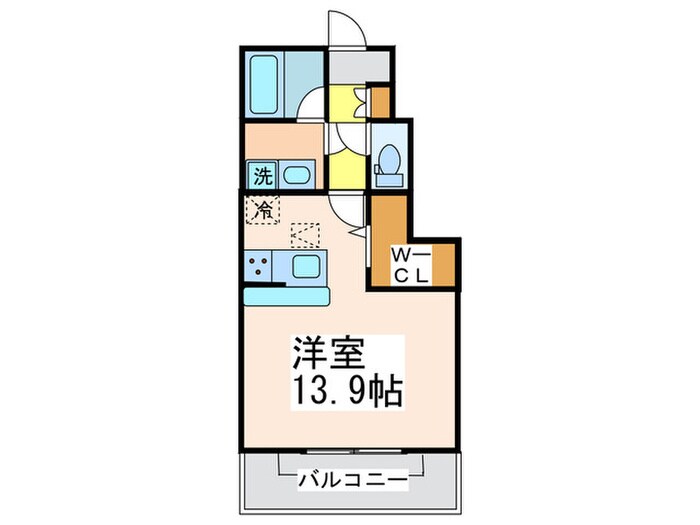 ウエストヴィラの物件間取画像