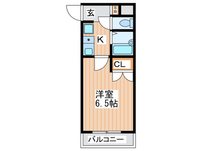 メゾンコ－ハツの物件間取画像