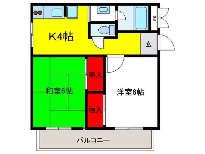 上田ビルの物件間取画像