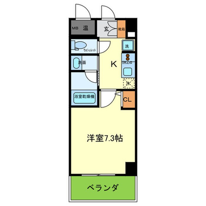 ﾗﾌｫﾙﾃ南塚口の物件間取画像