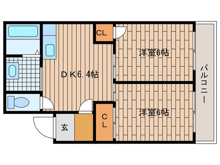 シティライフ保川の物件間取画像