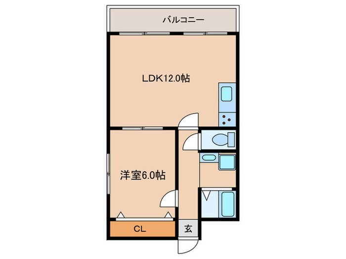 佐々木マンションの物件間取画像