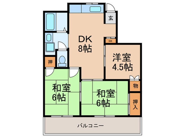 物件間取画像