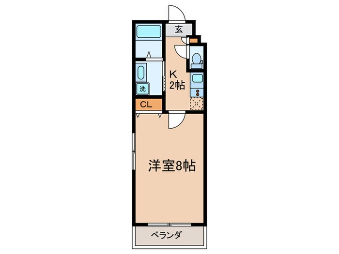 クレドール京都駅南の物件間取画像