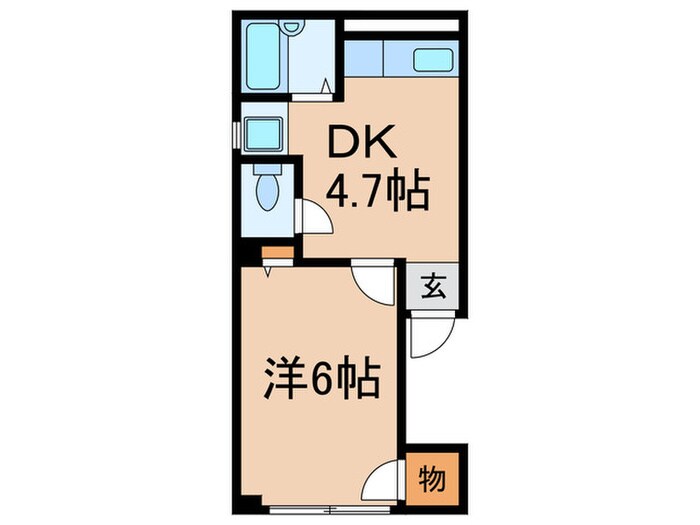 コ－ポ江戸堀の物件間取画像