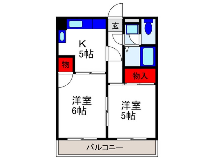 ハイツＮ・Ｙの物件間取画像