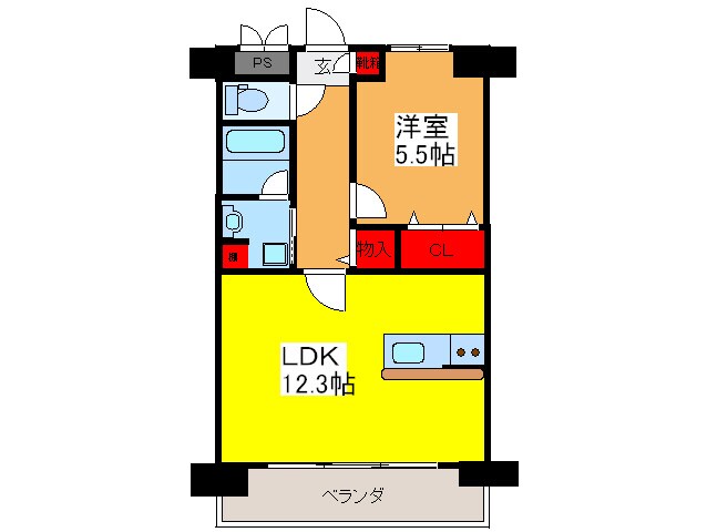 ＬＵＯ　ＭＡＲＯＯＮの物件間取画像