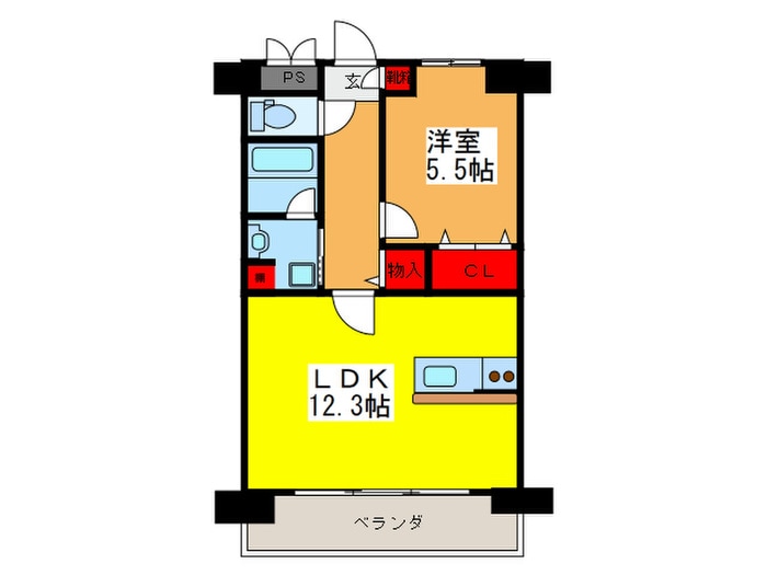 ＬＵＯ　ＭＡＲＯＯＮの物件間取画像