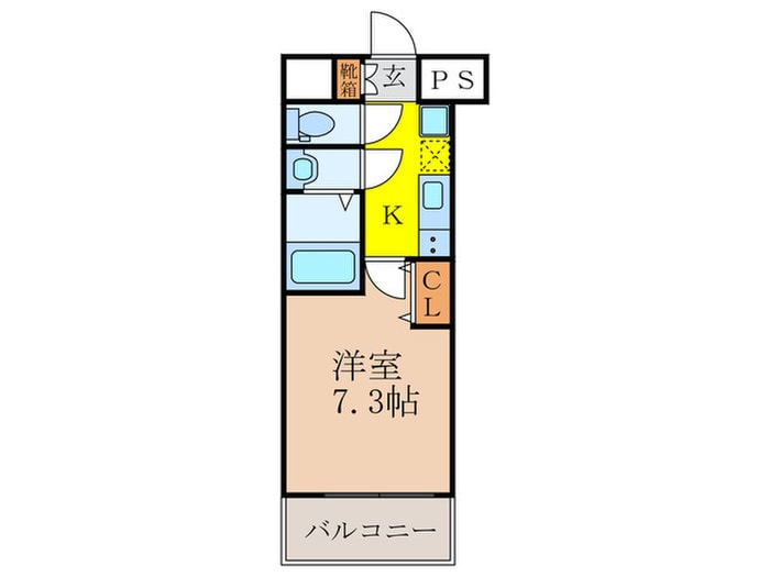 LIVIAZ　SHIN-OSAKA　Cielの物件間取画像