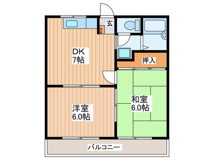 クレセントハイツの物件間取画像