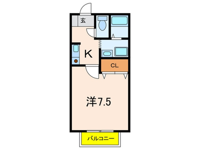 エクレ－ル宝塚の物件間取画像