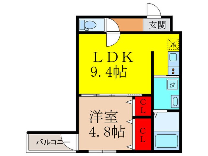 フジパレス額田町の物件間取画像