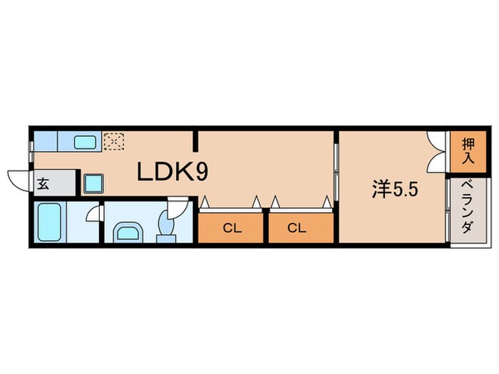 ハイツ　サン・モアの物件間取画像