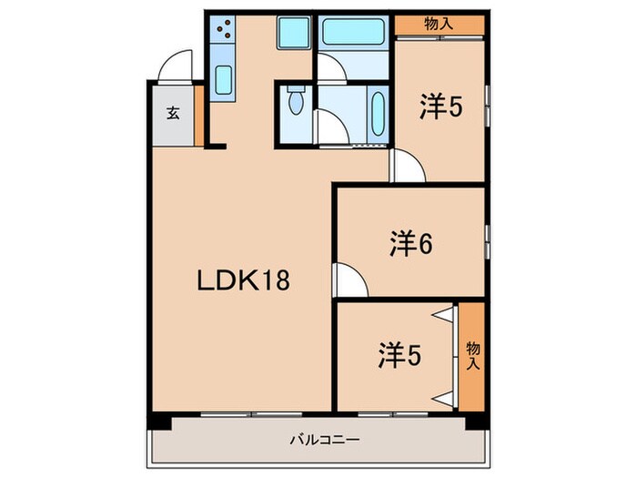 ラビリッシュ武庫之荘の物件間取画像