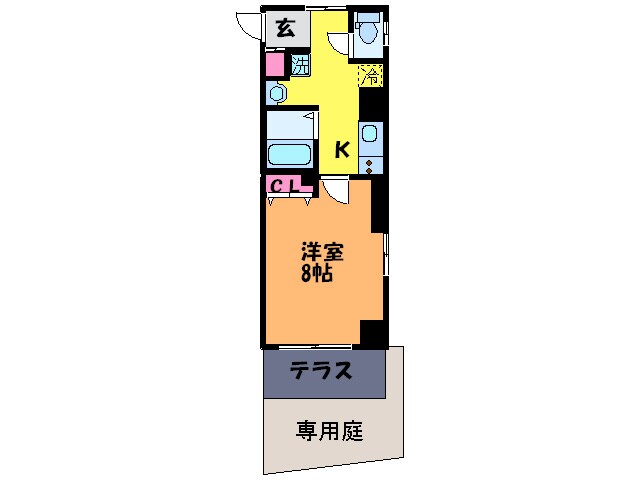 ラナップスクエア京都東山(102)の物件間取画像