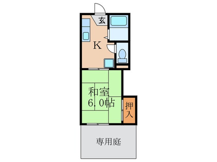 タウニィー榎の物件間取画像