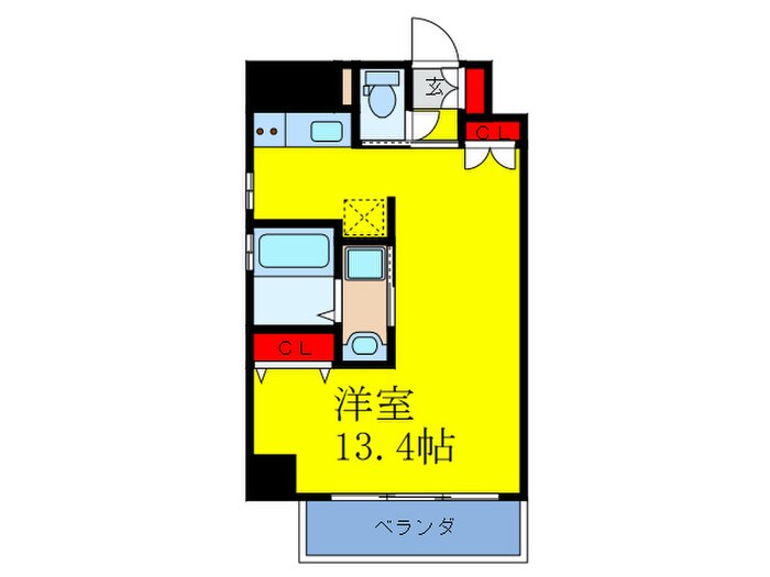 アバンティ桜宮の物件間取画像