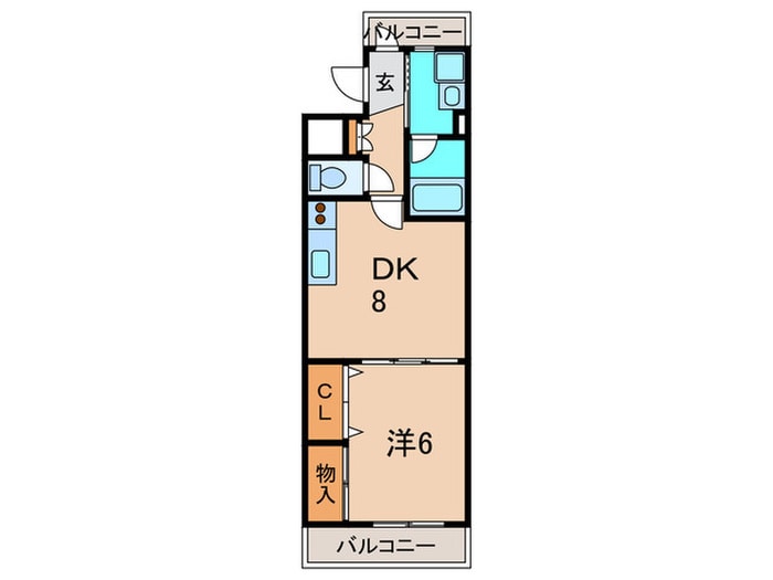 第２中村マンションの物件間取画像