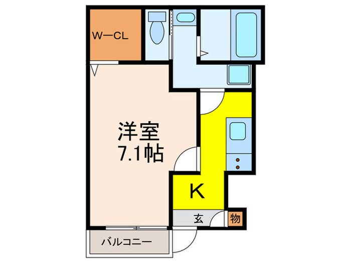 リュミエール小林の物件間取画像