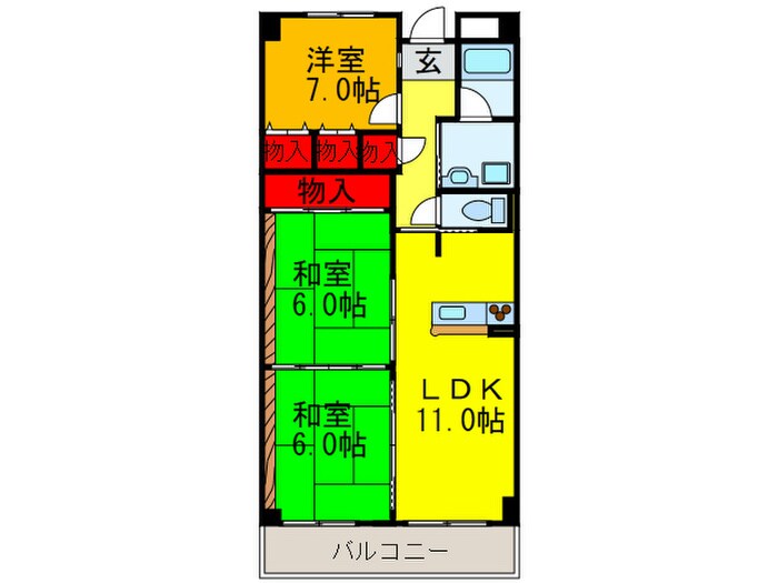 ラフィネ　アンシャンテの物件間取画像