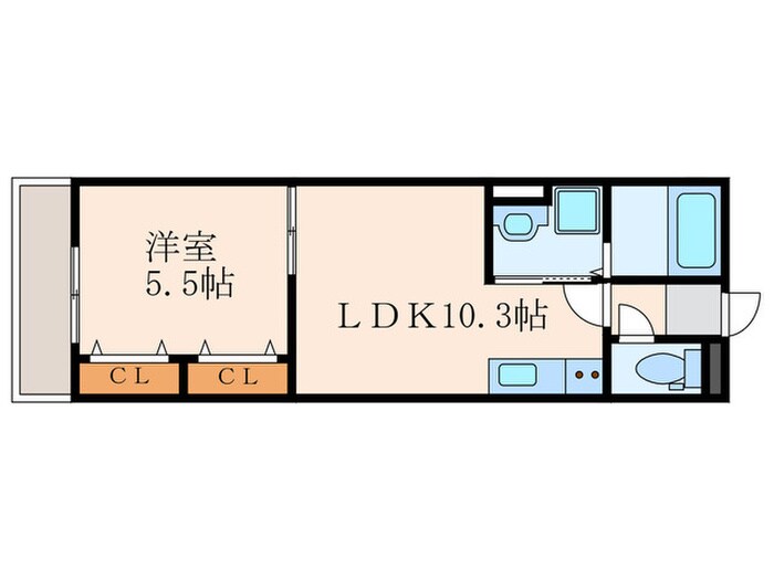 ラモーナ東大物町の物件間取画像