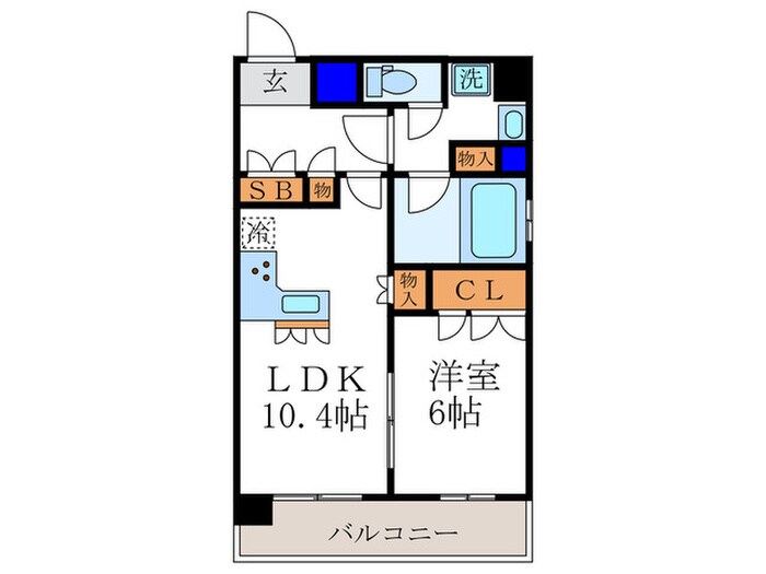 リーガル京都堀川中立売(301)の物件間取画像